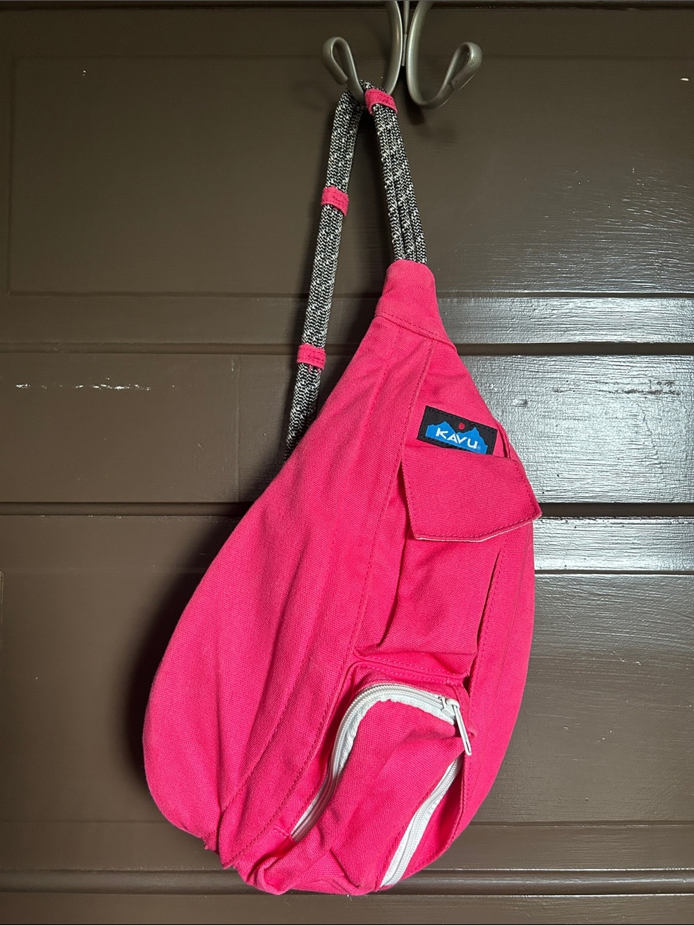 Kavu Hot Pink Rope Strap Sling Bag
